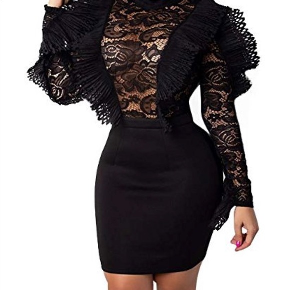Dresses & Skirts - NWOT Sexy Lace See Through Dress